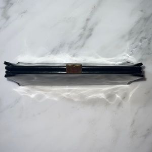 Vintage B. Altman Black Patent Leather Clutch in Very Good Preowned Condition